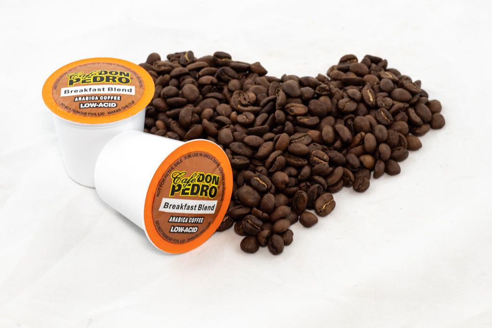 Cafe Don Pedro Hazelnut Cream Low-Acid Coffee Pods - 72 Ct. Compatible with Keurig K Cup Coffee Maker - 100% Arabica