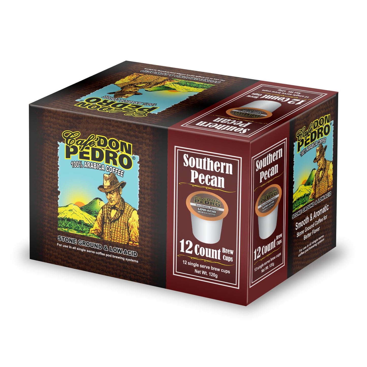 Cafe Don Pedro Assortment Pack Arabica Low-Acid Coffee Pods 72 Ct. For Keurig K-cup maker