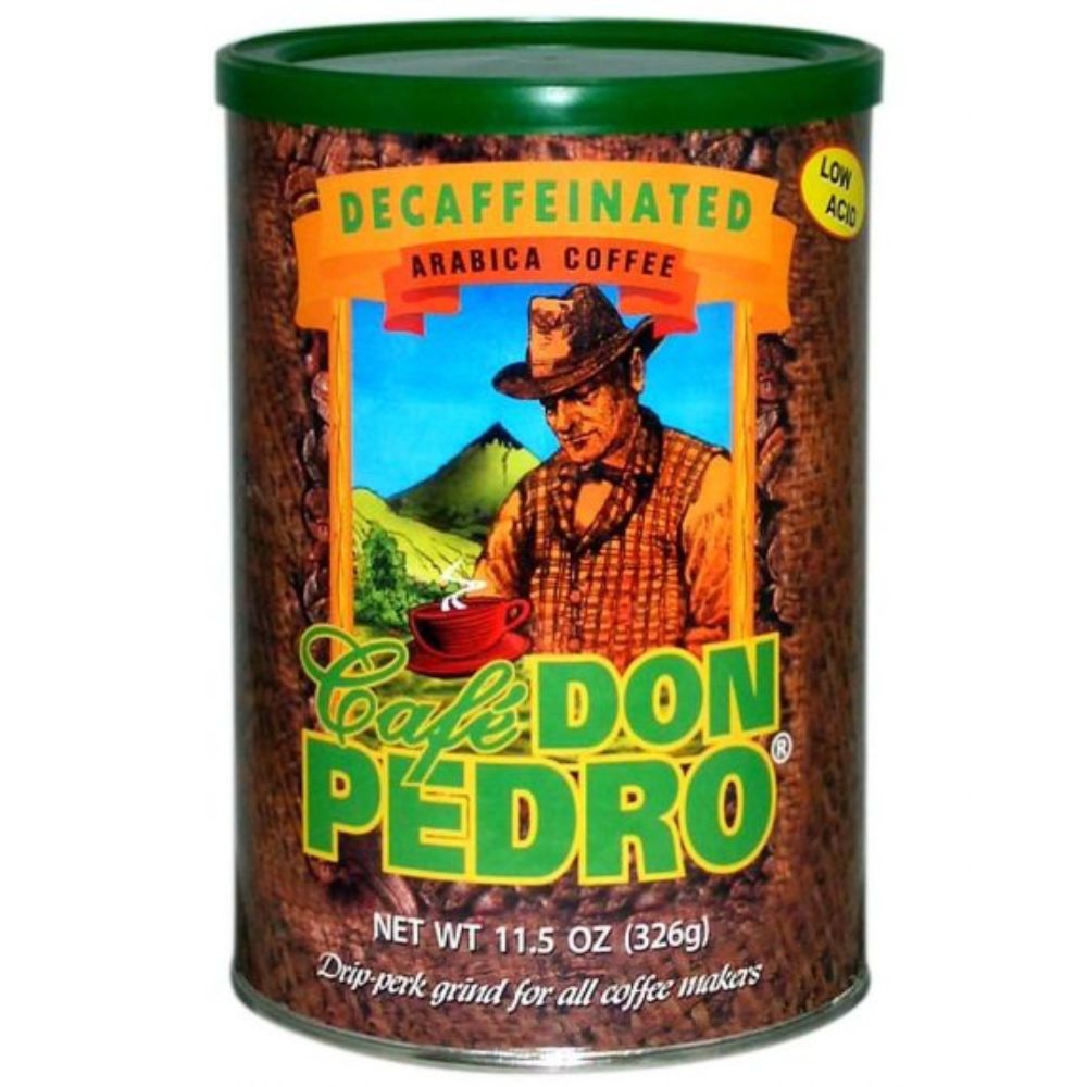 Cafe Don Pedro Decaf American Roast Low-Acid Coffee Regular Can